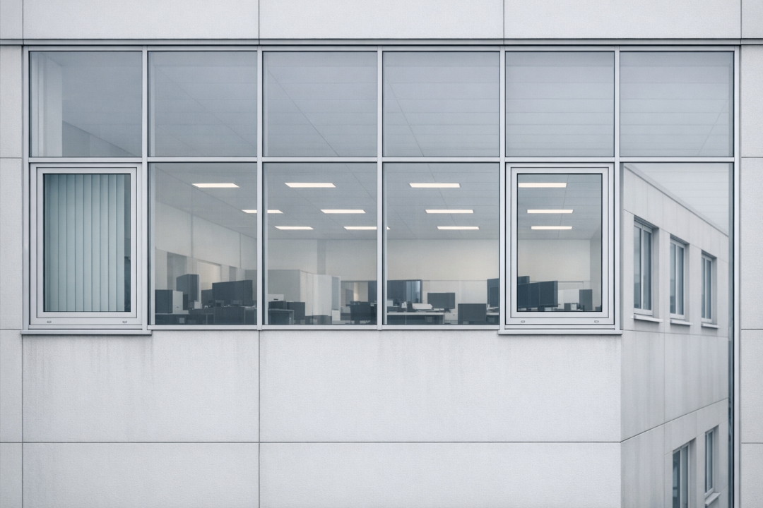 Nachher – Sauberes Glas